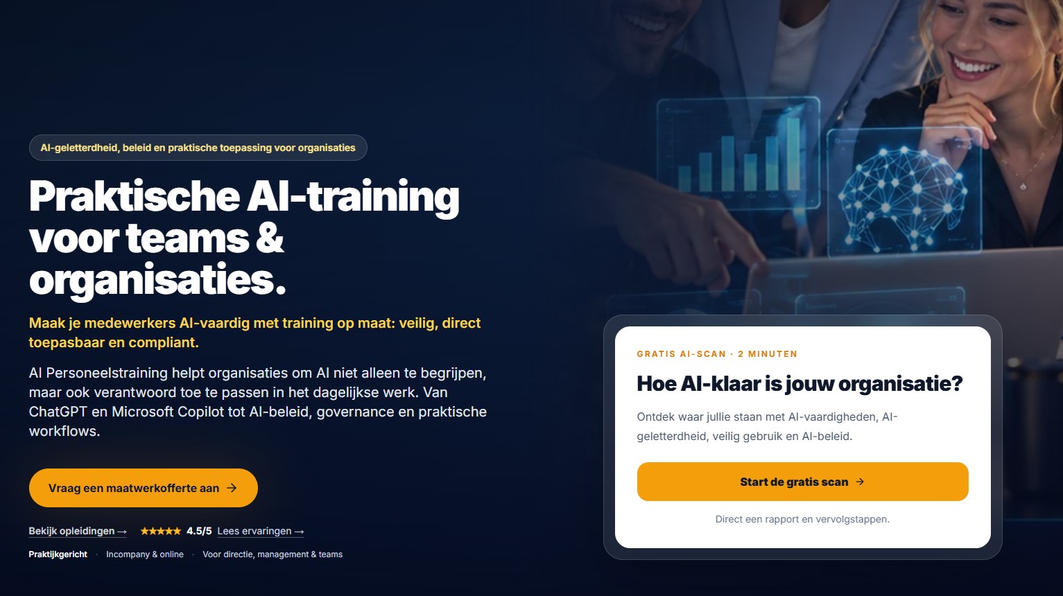 AI Personeelstraining — praktische AI-training voor teams en organisaties